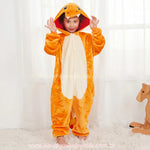 Macacão Infantil Fantasia Kigurumi Pokémon Charmander Laranja - Boutique Baby Kids