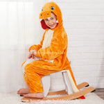 Macacão Infantil Fantasia Kigurumi Pokémon Charmander Laranja - Boutique Baby Kids