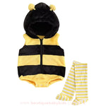 Body Bebê Fantasia Abelhinha com Meia - Boutique Baby Kids