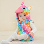 Body Bebê Fantasia Bichinho Unicórnio Colorido - Boutique Baby Kids