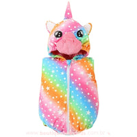 Body Bebê Fantasia Bichinho Unicórnio Colorido - Boutique Baby Kids