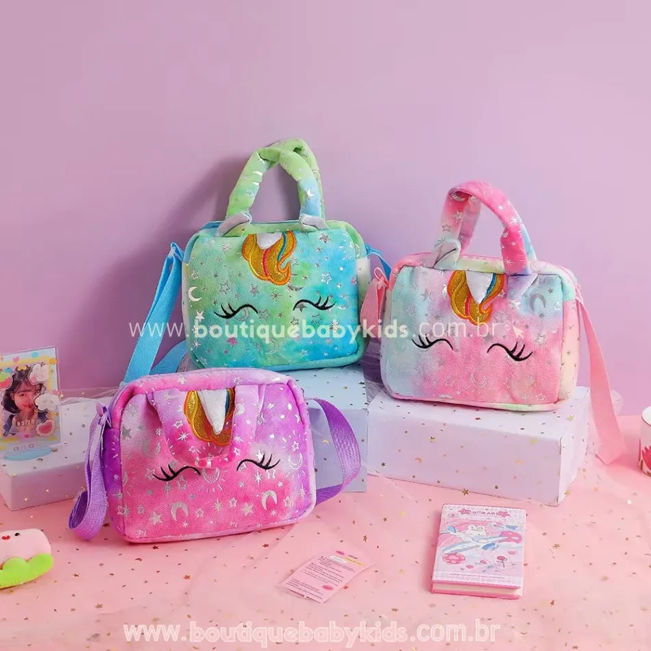 Bolsa Infantil Unicórnio Encantado - Boutique Baby Kids