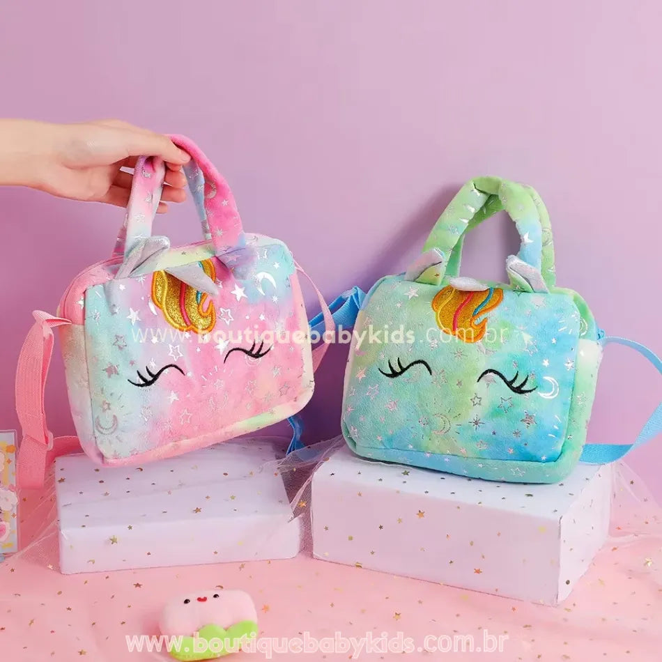 Bolsa Infantil Unicórnio Encantado - Boutique Baby Kids