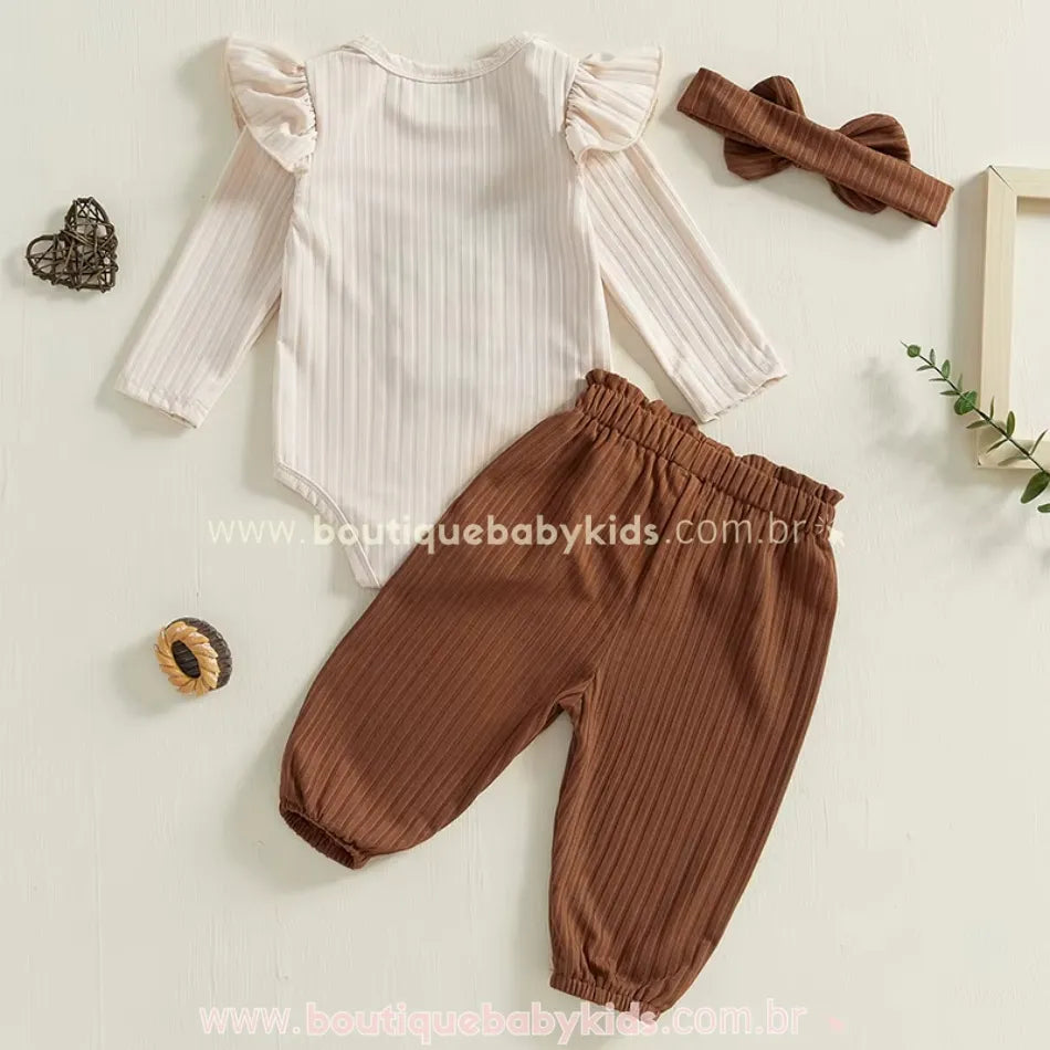 Conjunto Bebê Temático Vaquinha do Rancho