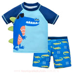 Conjunto de Praia Infantil Crocodilo Jacaré Tropical - Boutique Baby Kids