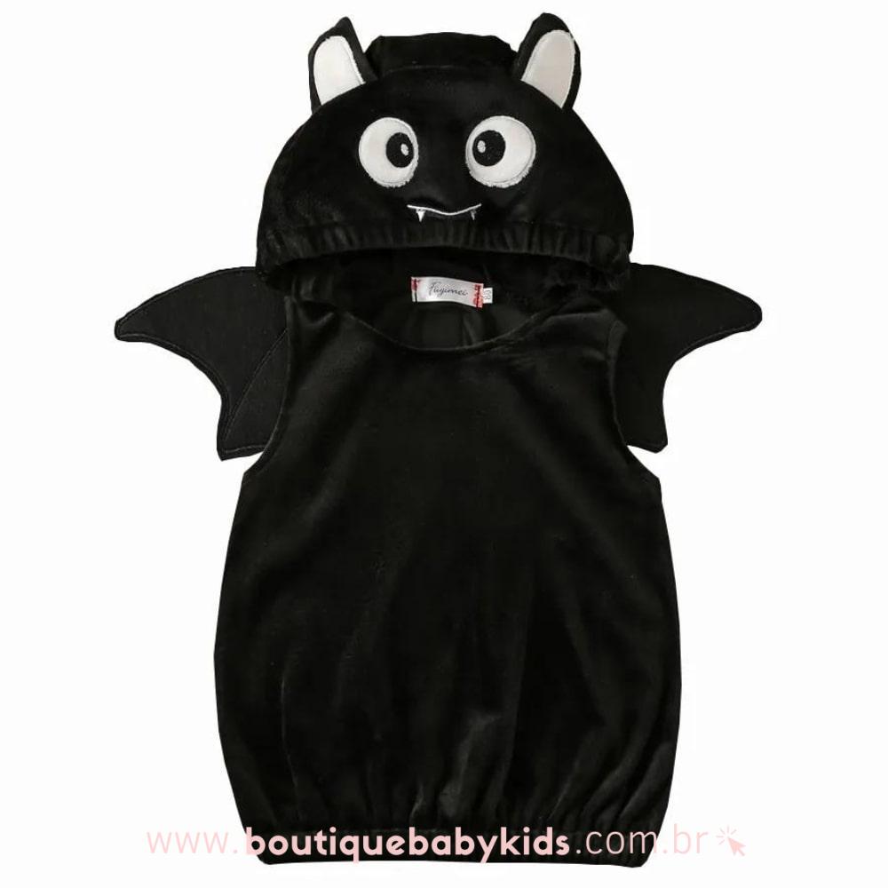 Colete Bebê Fantasia Halloween Morceguinho - Boutique Baby Kids