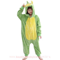 Macacão Infantil Fantasia Dinossauro Verde - Boutique Baby Kids