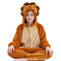 Macacão Infantil Fantasia Leão - Boutique Baby Kids