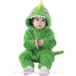 Macacão Bebê Fantasia Bichinho Dinossauro Verde - Boutique Baby Kids 