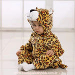Macacão Bebê Inverno Fantasia Bichinho Leopardo - Boutique Baby Kids