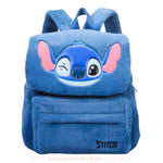 Mochila Infantil Disney Peluciada Stitch Azul - Boutique Baby Kids