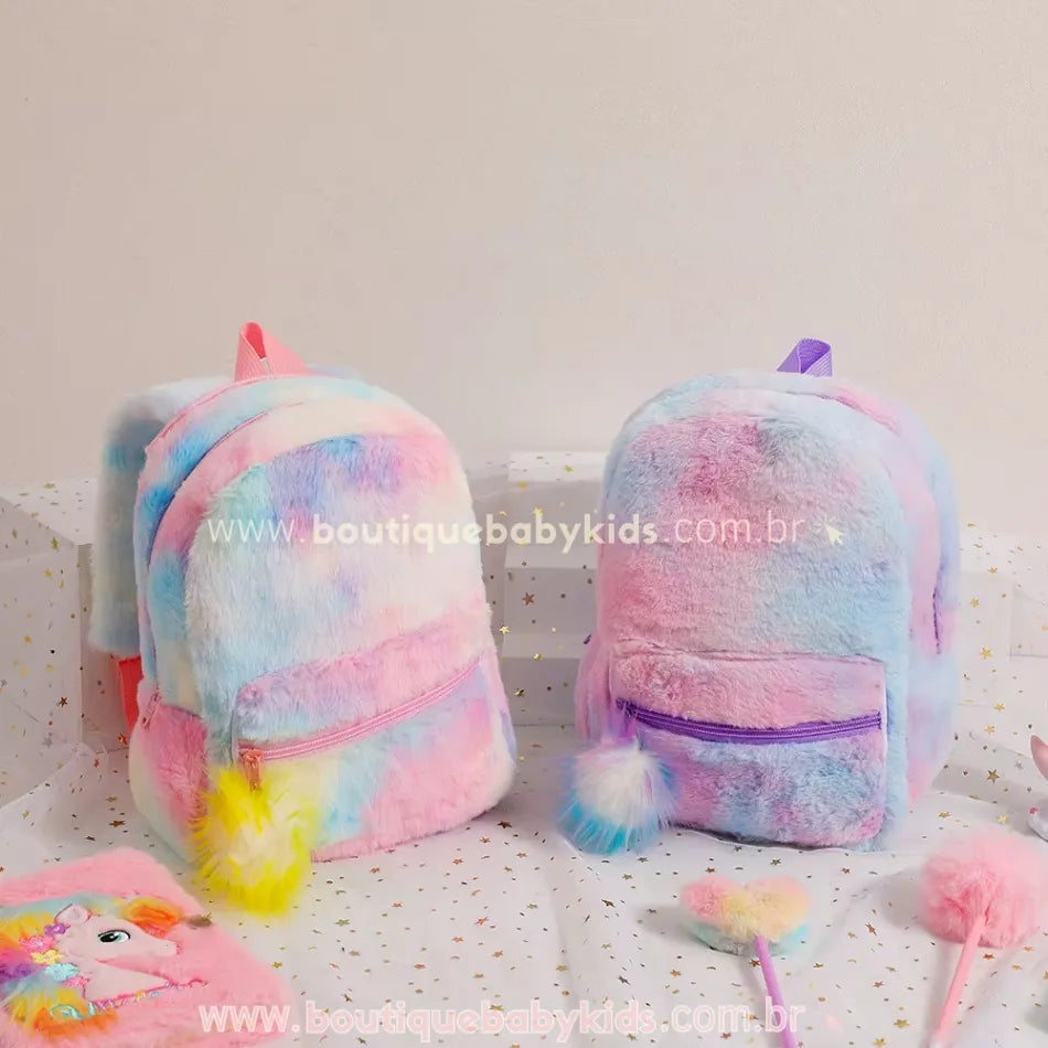 Mochila Infantil Unicórnio com Capuz Removível - Boutique Baby Kids