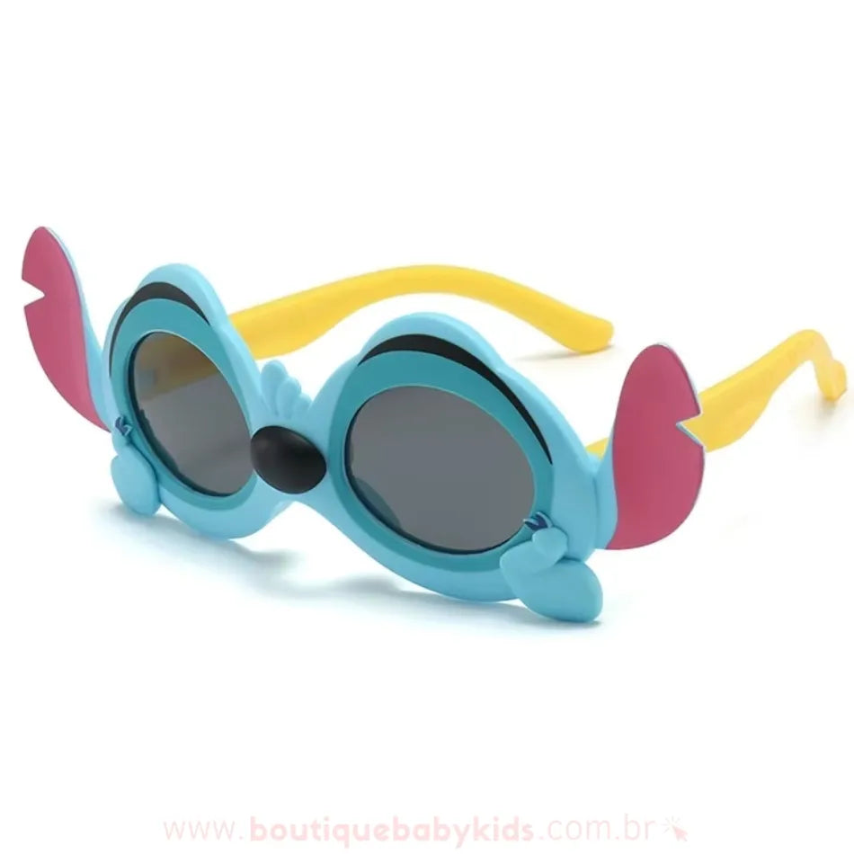 Óculos de Sol Infantil com Proteção Solar Stitch Azul - Boutique Baby Kids