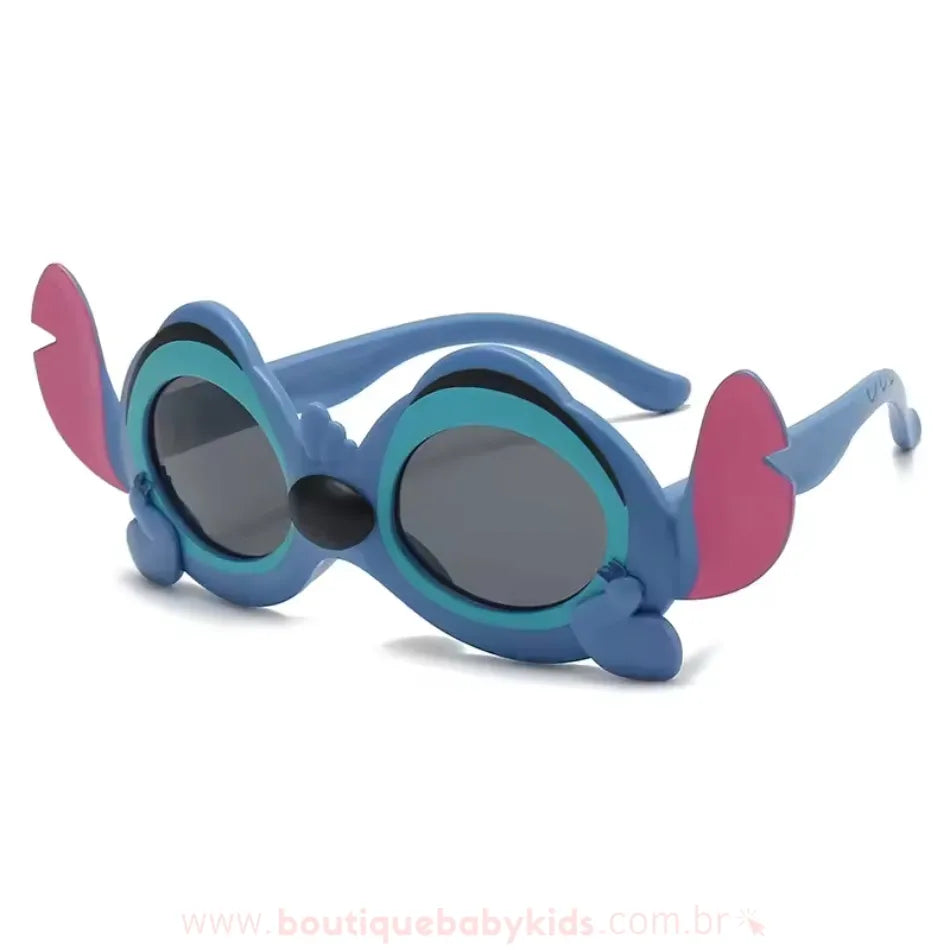 Óculos de Sol Infantil com Proteção Solar Stitch Azul - Boutique Baby Kids