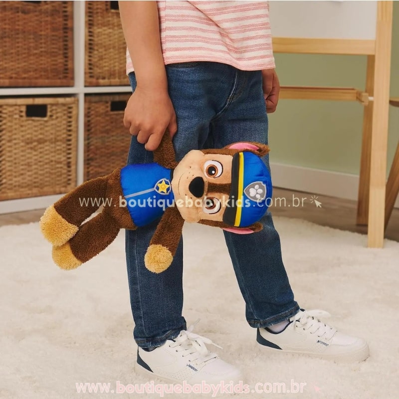 Pelúcia Personagens Patrulha Canina Chase 30 cm - Boutique Baby Kids 