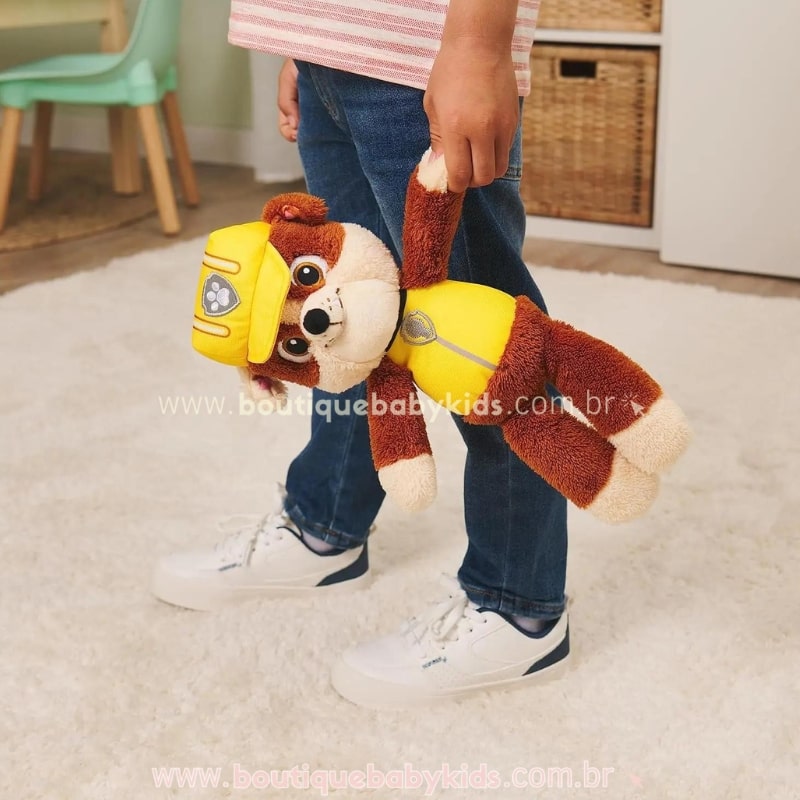 Pelúcia Personagens Patrulha Canina Rubble 30 cm - Boutique Baby Kids 