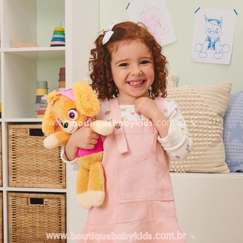 Pelúcia Personagens Patrulha Canina Skye 30 cm - Boutique Baby Kids 