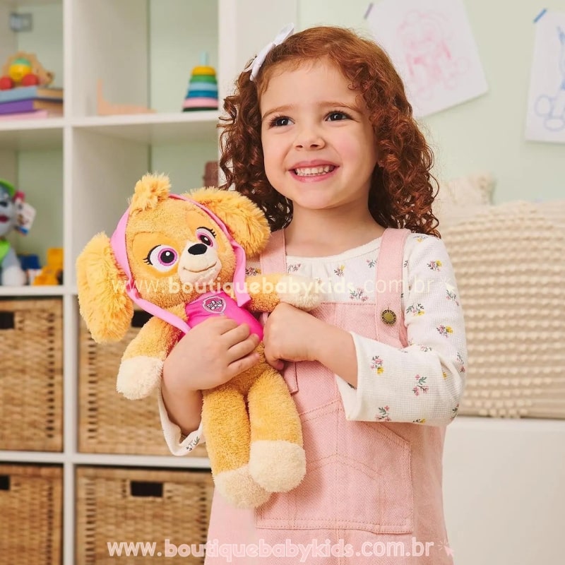 Pelúcia Personagens Patrulha Canina Skye 30 cm - Boutique Baby Kids 