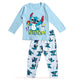 Pijama Infantil Longo Stitch Azul - Boutique Baby Kids