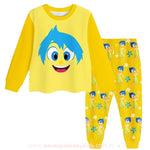 Pijama Infantil Longo Emoções Divertida Mente Amarelo Alegria - Boutique Baby Kids 