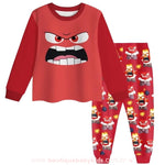 Pijama Infantil Longo Emoções Divertida Mente Raiva Vermelho - Boutique Baby Kids 