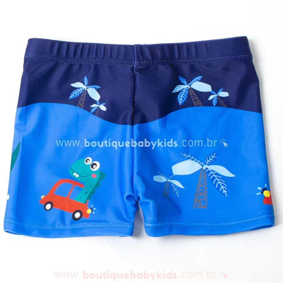 Sunga Infantil Boxer Dino Aventureiro - Boutique Baby Kids