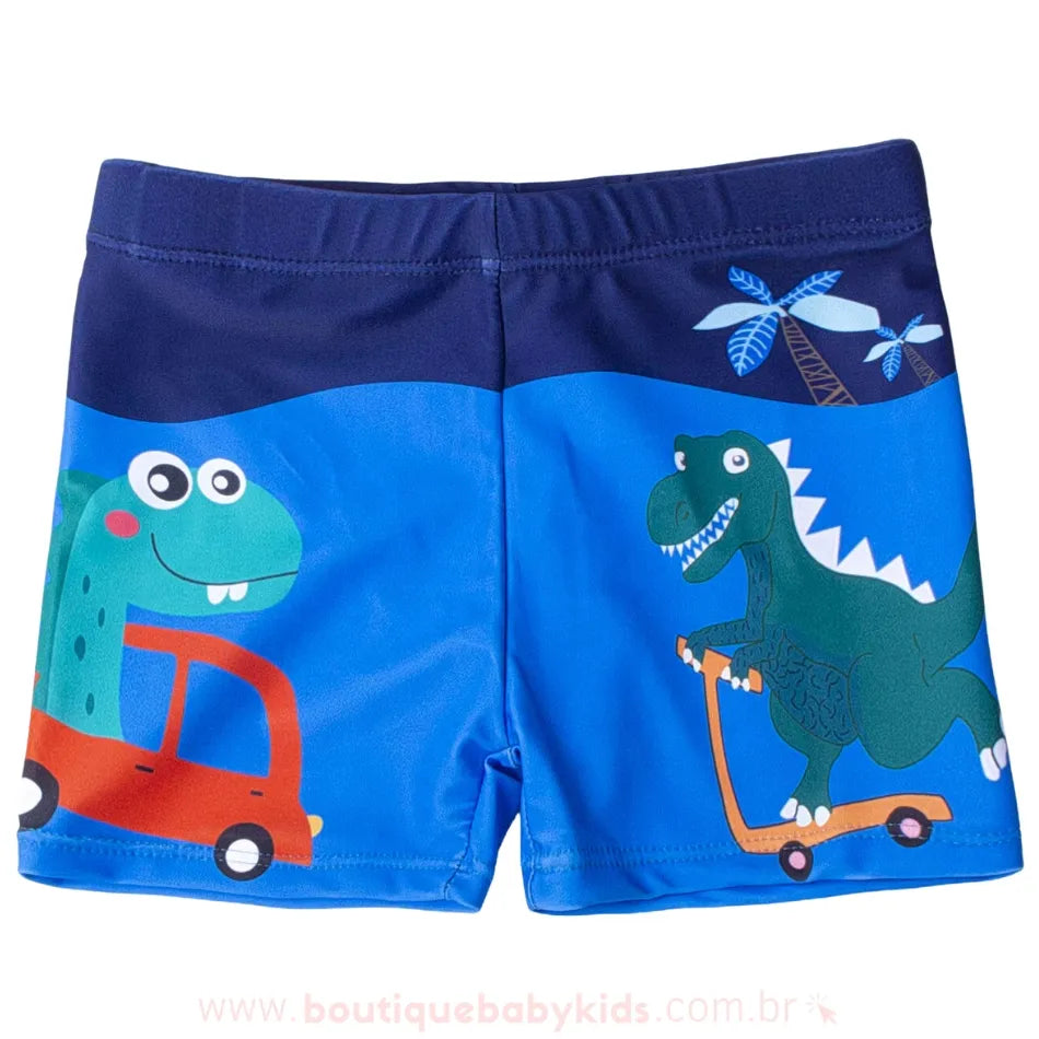 Sunga Infantil Boxer Dino Aventureiro - Boutique Baby Kids