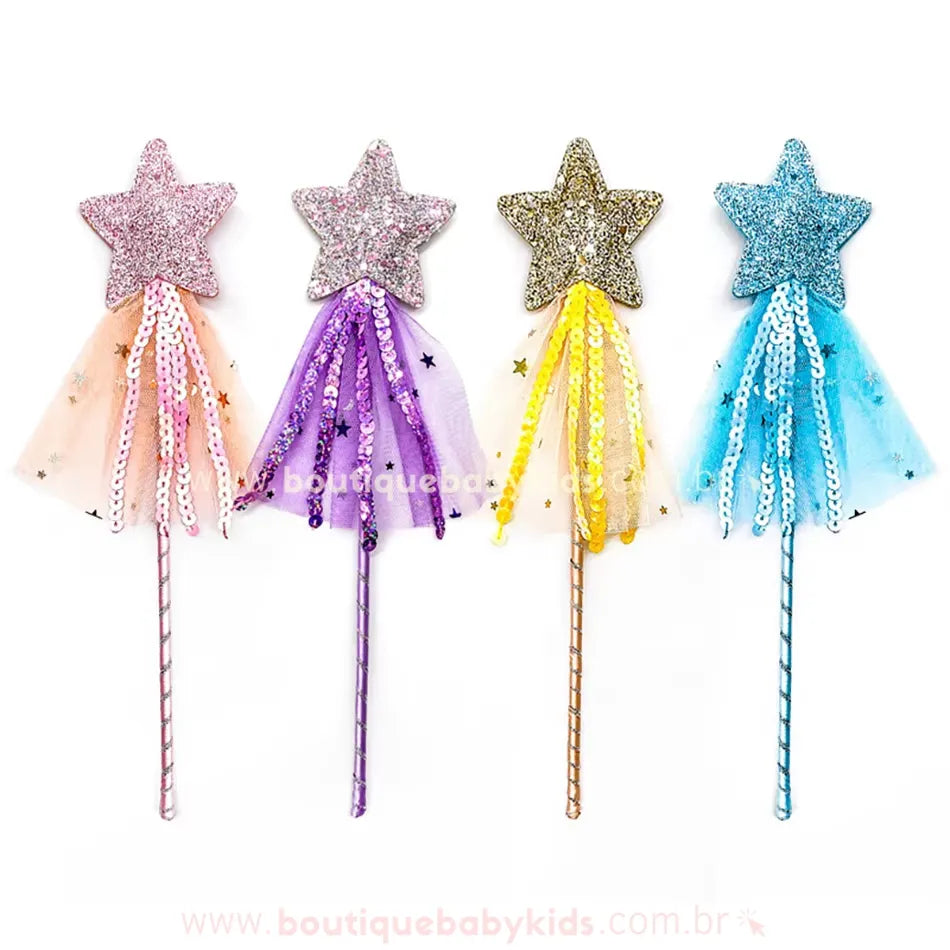 Varinha Mágica Encanto das Estrelas Glitter - Boutique Baby Kids