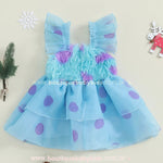 Vestido Bebê Fantasia Sulley Monstros S.A - Boutique Baby Kids