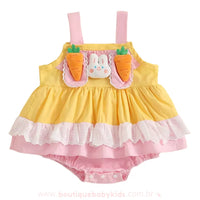 Vestido Bebê Páscoa Coelhinha Encantada - Boutique Baby Kids