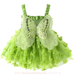 Vestido Bebê Tule Borboleta com Asinhas Verde - Boutique Baby Kids 