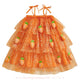 Vestido Infantil Tule Páscoa Cenourinhas - Boutique Baby Kids
