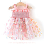 Vestido Bebê Tule Borboleta com Asinhas Rosa - Boutique Baby Kids 