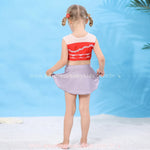 Parte de trás do Biquíni Infantil Disney Princesa Moana Laranja - Boutique Baby Kids