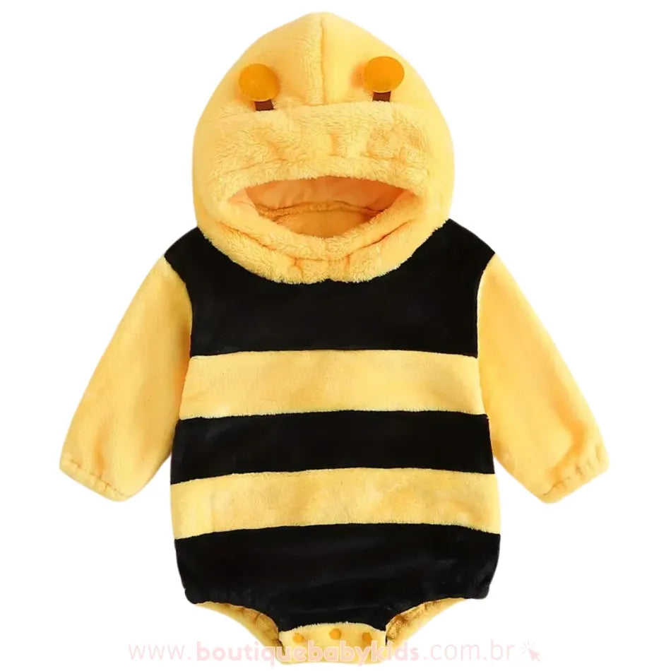 Body Bebê Fantasia Abelhinha