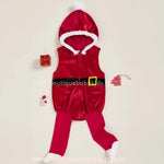Body Bebê Fantasia de Papai Noel com Meia Vermelho - Boutique Baby Kids