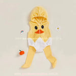 Body Bebê Fantasia de Patinho Amarelinho com Meia - Boutique Baby Kids
