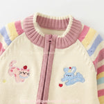 Cardigan Infantil Clube dos Bichinhos em Tricot - Boutique Baby Kids