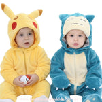 Combo Macacão Bebê Fantasia Pokémon Pikachu & Snorlax - Boutique Baby Kids