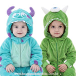 Combo – Macacão Bebê Fantasia Monstros S.A Sulley e Mike - Boutique Baby Kids