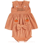 Conjunto Bebê Temático Halloween Abóbora Laranja - Little Pumpkin - Boutique Baby Kids
