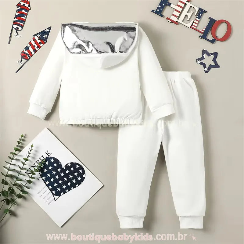 Conjunto Infantil Fantasia Astronauta Espacial