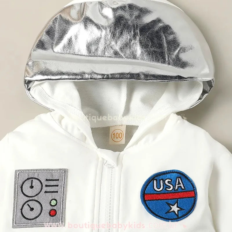 Conjunto Infantil Fantasia Astronauta Espacial