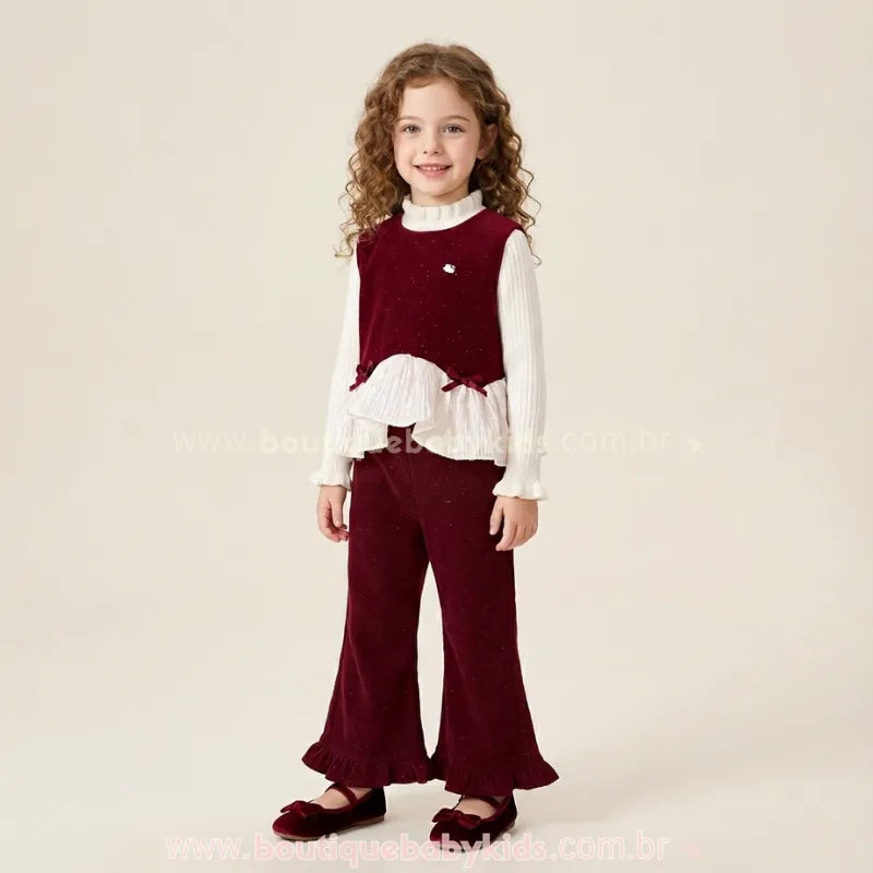 Conjunto Infantil Hello Kitty Cherry