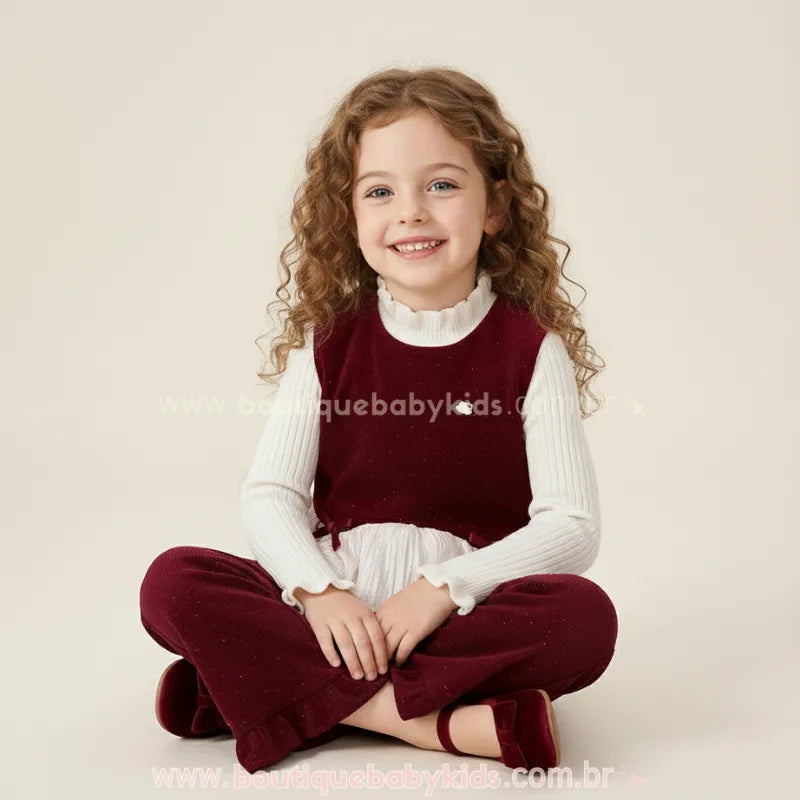 Conjunto Infantil Hello Kitty Cherry