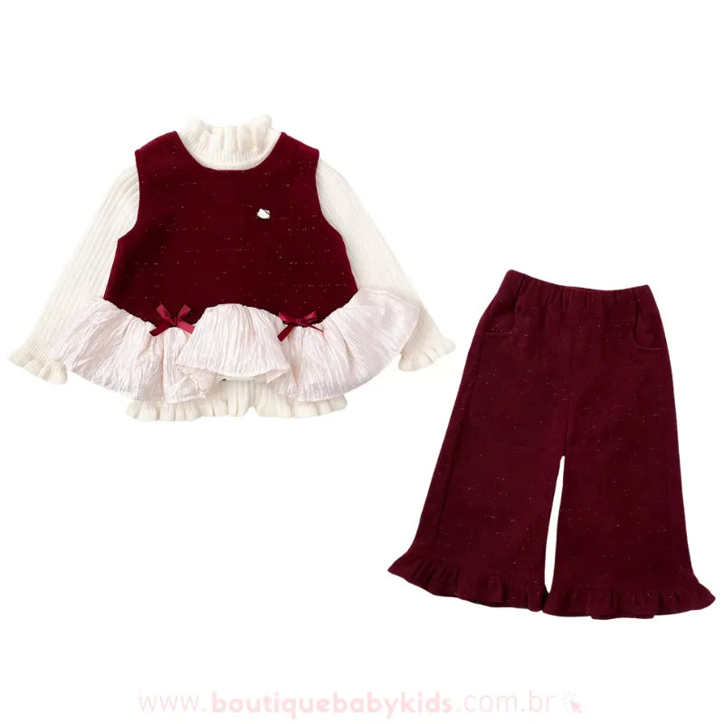 Conjunto Infantil Hello Kitty Cherry