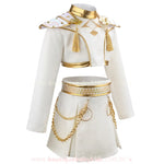 Fantasia Infantil Guerreiras do K-pop - Branca com Correntes Douradas - Boutique Baby Kids