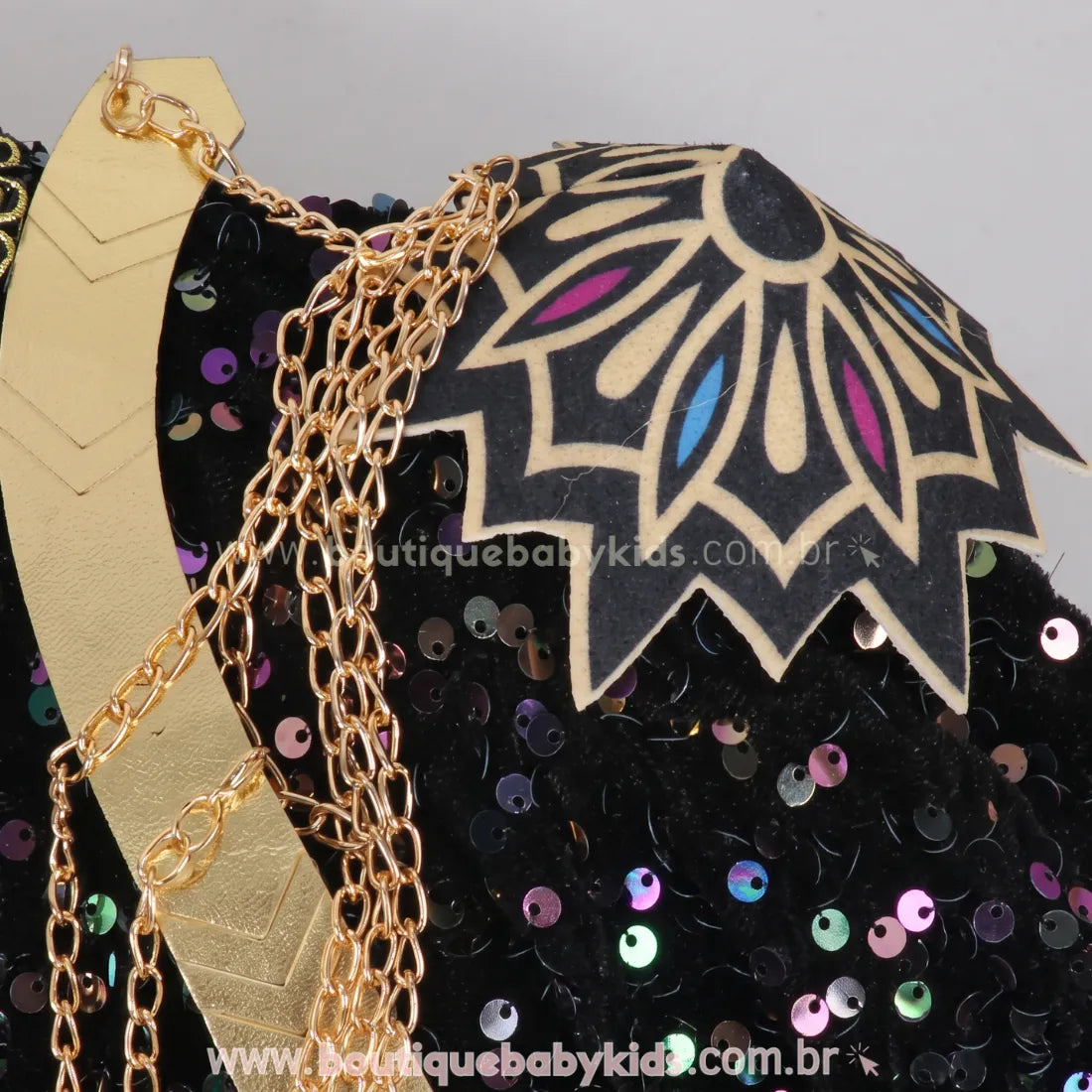 Detalhes da Fantasia Infantil Guerreiras do K-pop Rumi Huntrix Onyx - Boutique Baby Kids