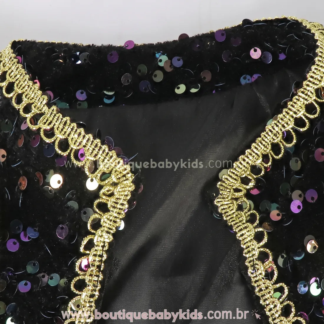 Detalhes da Fantasia Infantil Guerreiras do K-pop Rumi Huntrix Onyx - Boutique Baby Kids