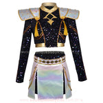 Fantasia Infantil Guerreiras do K-pop Zoey Huntrix com Paetês Luxo - Edição Limitada - Boutique Baby Kids